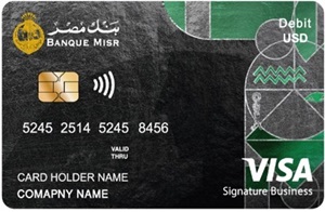 Corporate visa Signature USD Debit card